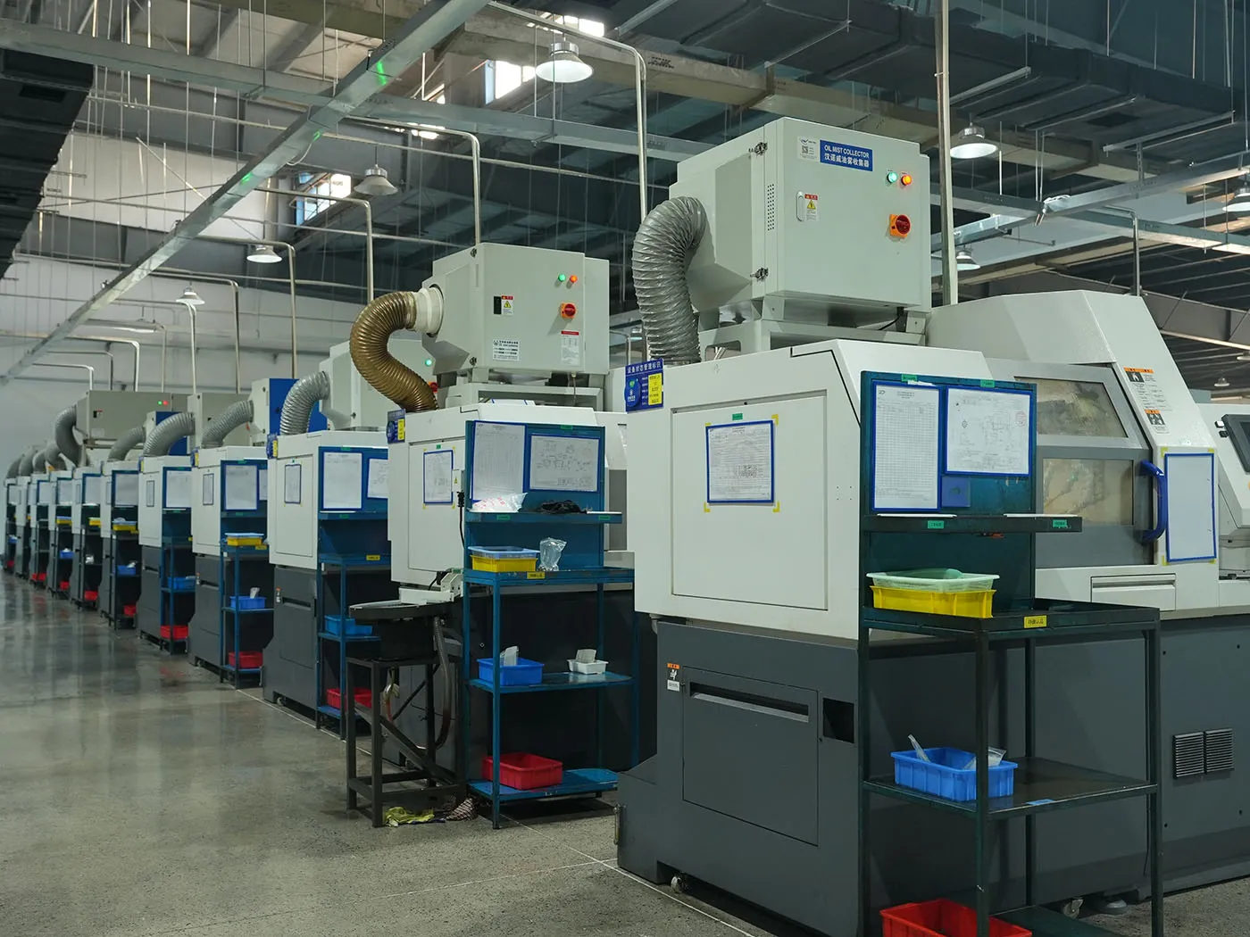 Ligne de production de machines industrielles