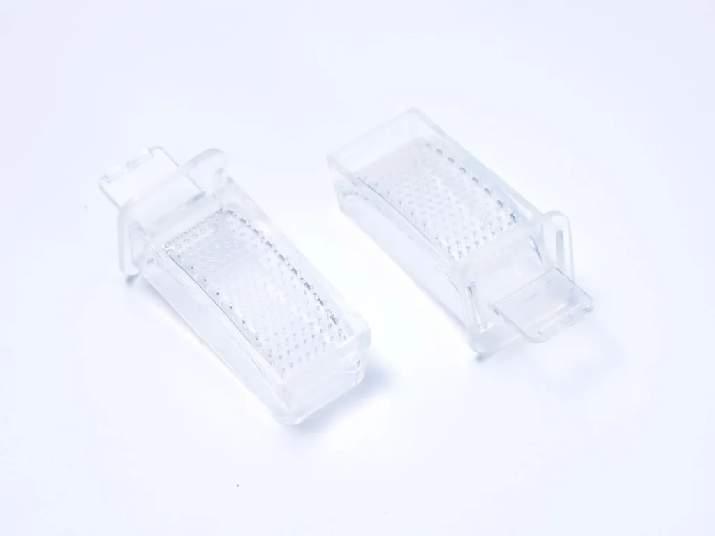 Clear plastic clips for wires