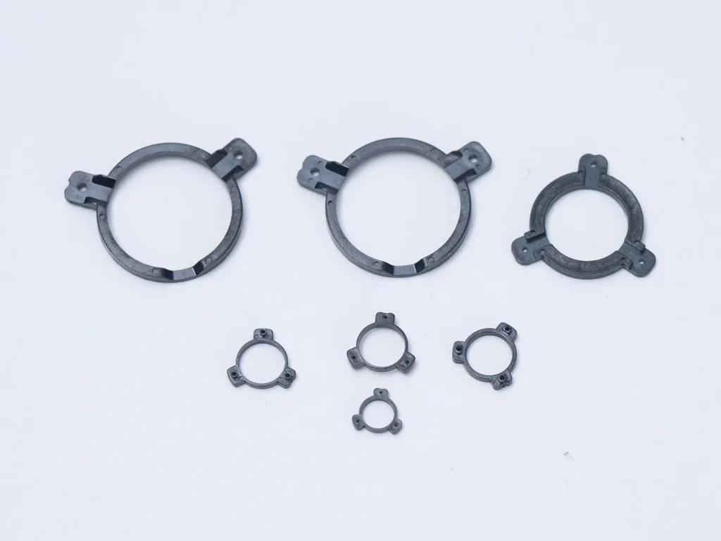 Ring clips in various sizes