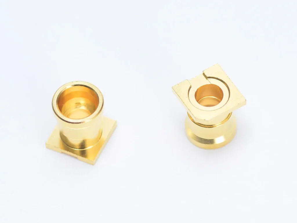 Golden metal components