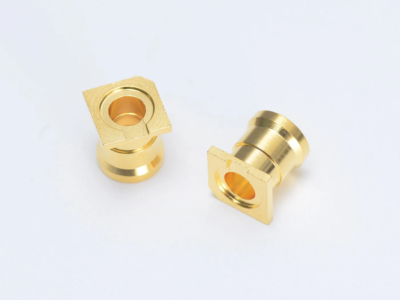 Golden metal connector parts