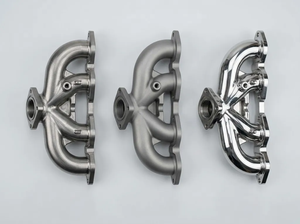 Exhaust manifold parts comparison