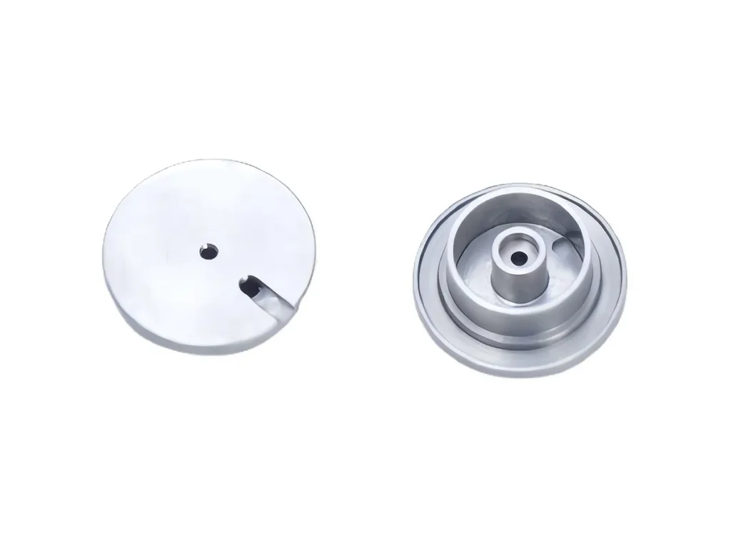 Round metal parts two.