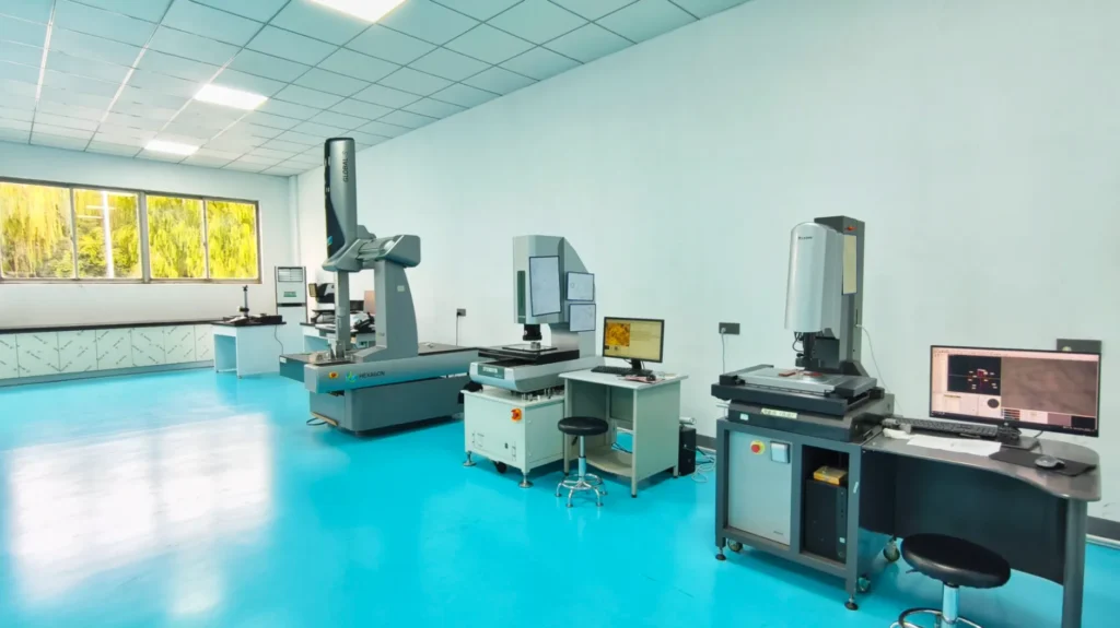 Industrial inspection machines in laboratory