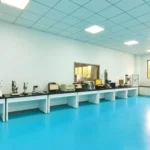 Modern laboratory equipment setup