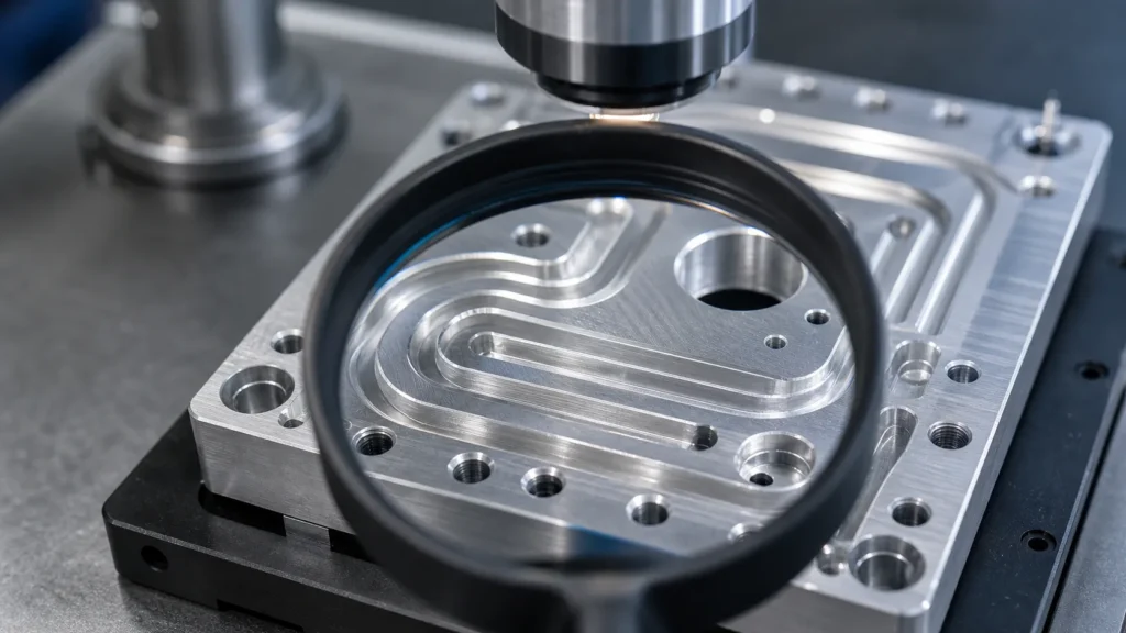 Machined cold plate channels with clean edges and burr control